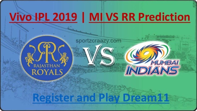 Mi Vs Rr Match Prediction