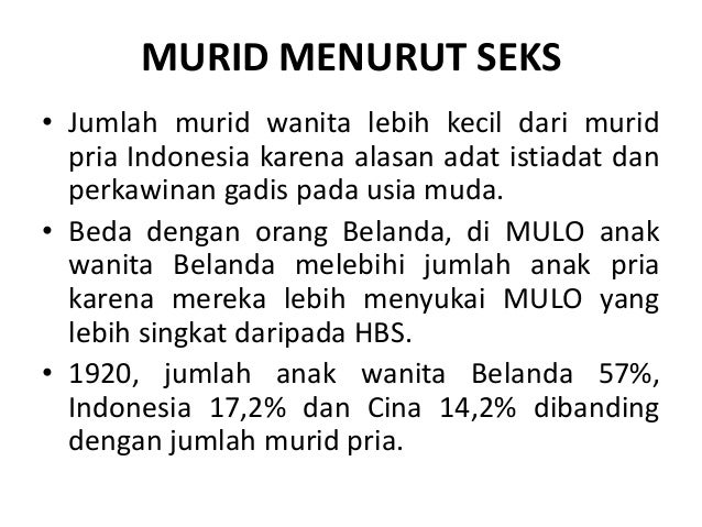 Sejarah Pendidikan Indonesia