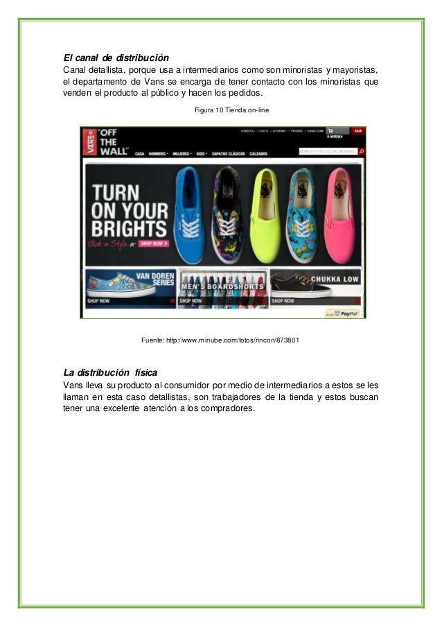 Mix delmarketing VANS