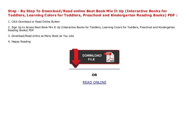 Best Book Mix It Up Interactive Books For Toddlers Learning Colors