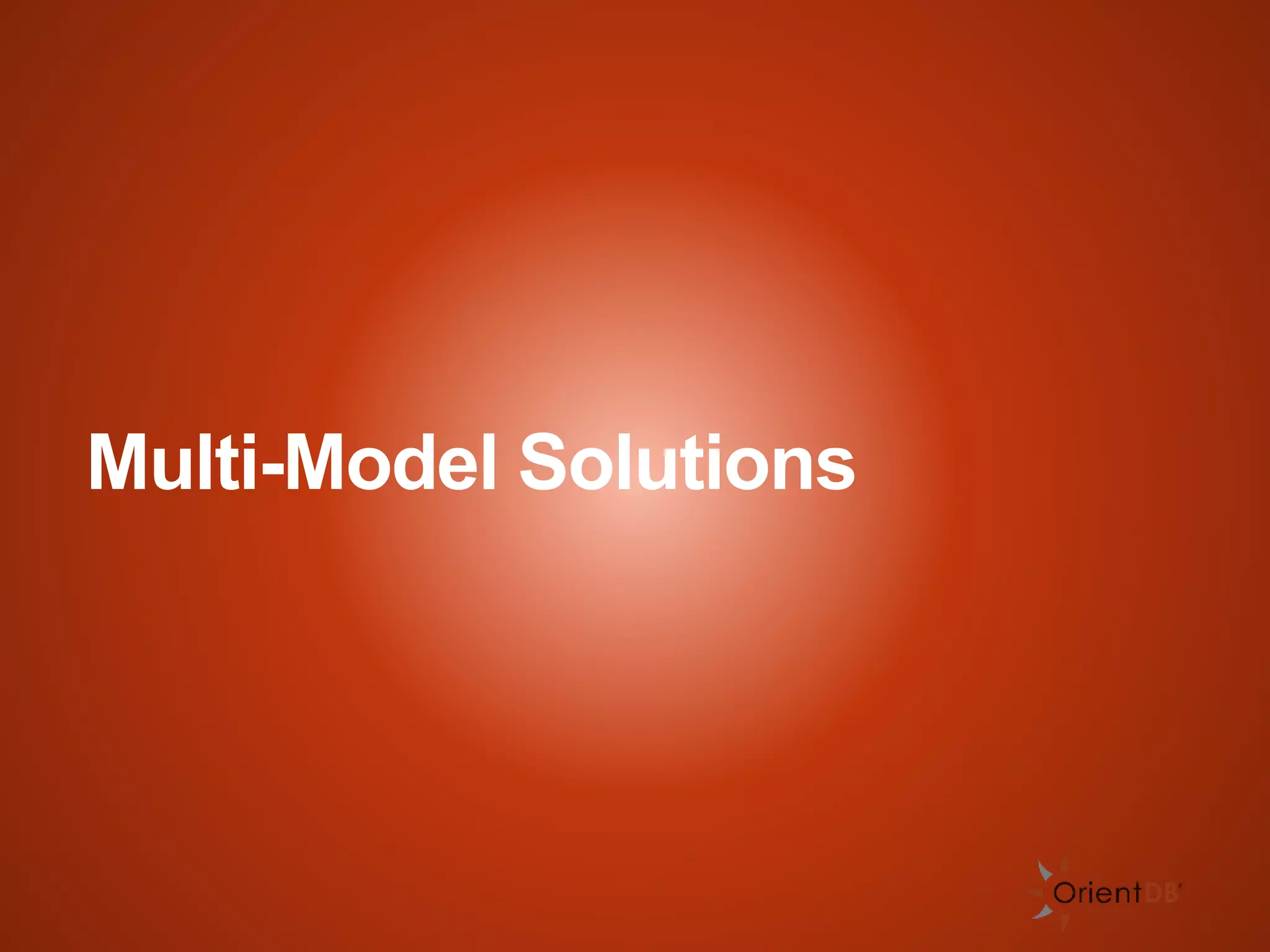 Multi-Model Solutions
 