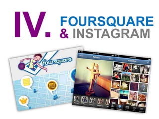 IV.   FOURSQUARE
      & INSTAGRAM
 