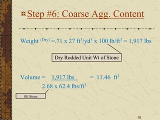 Mix design | PDF