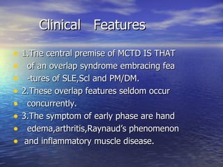 Mtcd Mixed Connective Tissure Disease | PPT