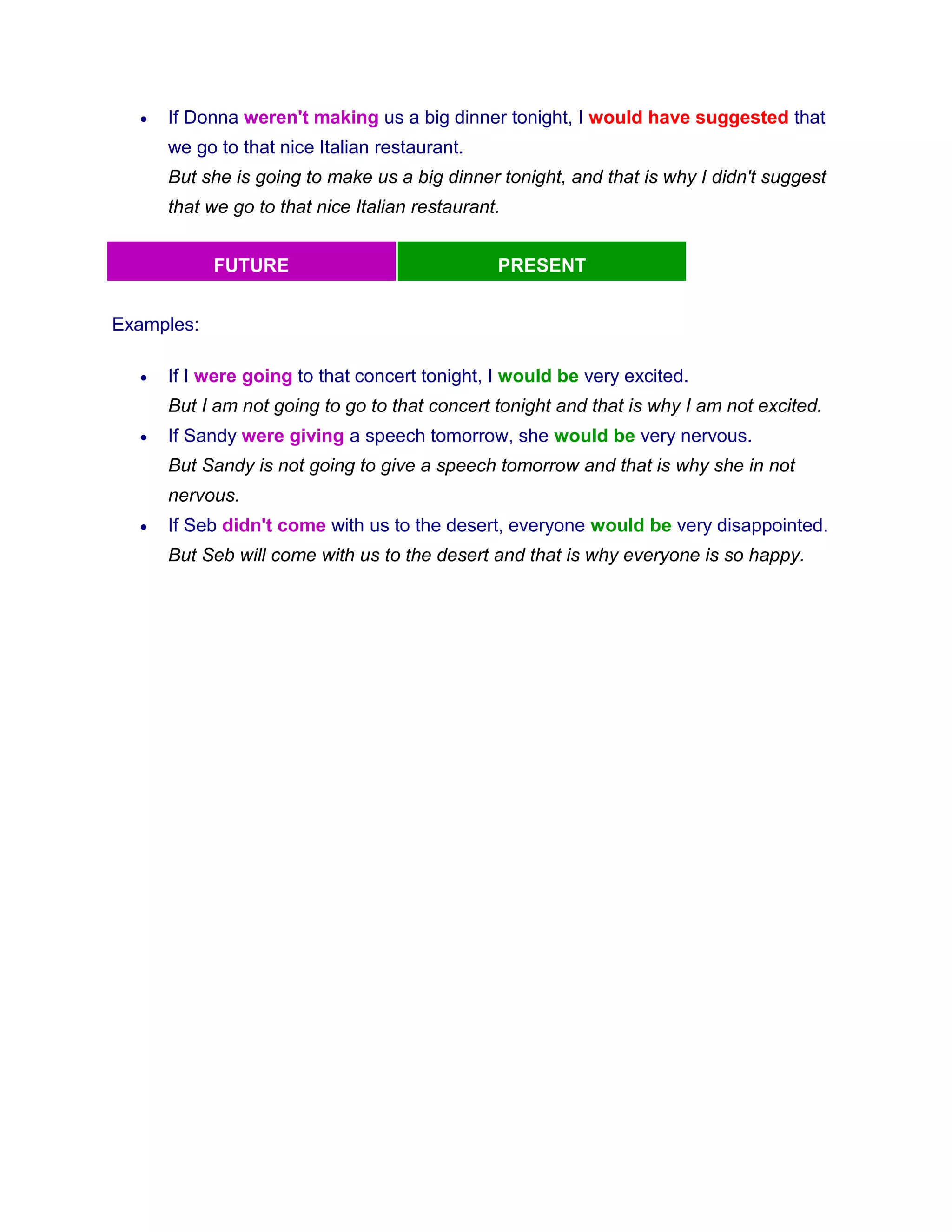 Mixed conditionals | PDF