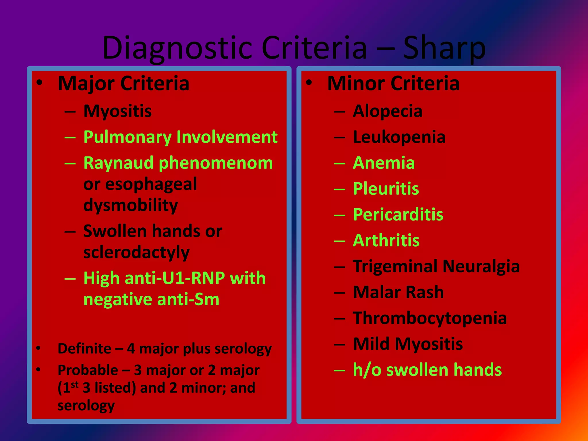 Mixed connective tissue disease | PPTX