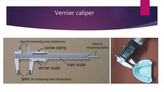 Vernier caliper
 