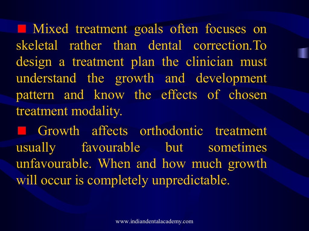 Mixed dentition orthodontic treatment