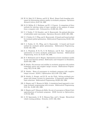 The Sample Average Approximation Method for Stochastic Programs with ...