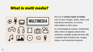 Multimeda Information Example Mixed Media and Multi Media in Design and Architecture | PPTX