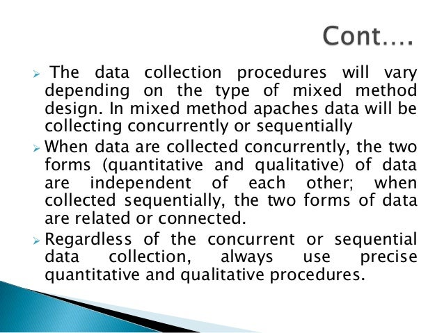 Mixed Method Data