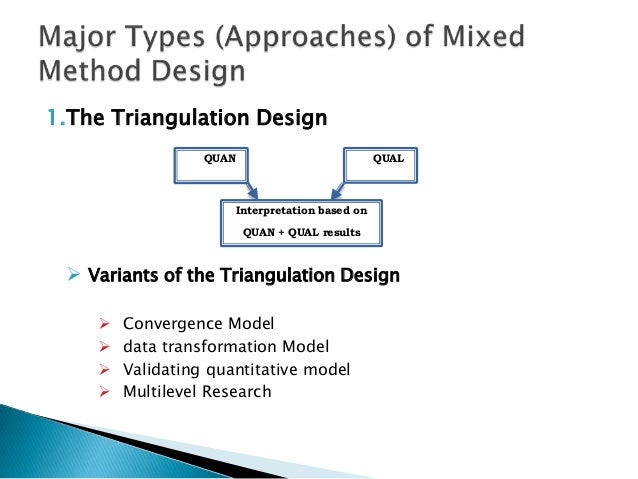 Mixed Method Data