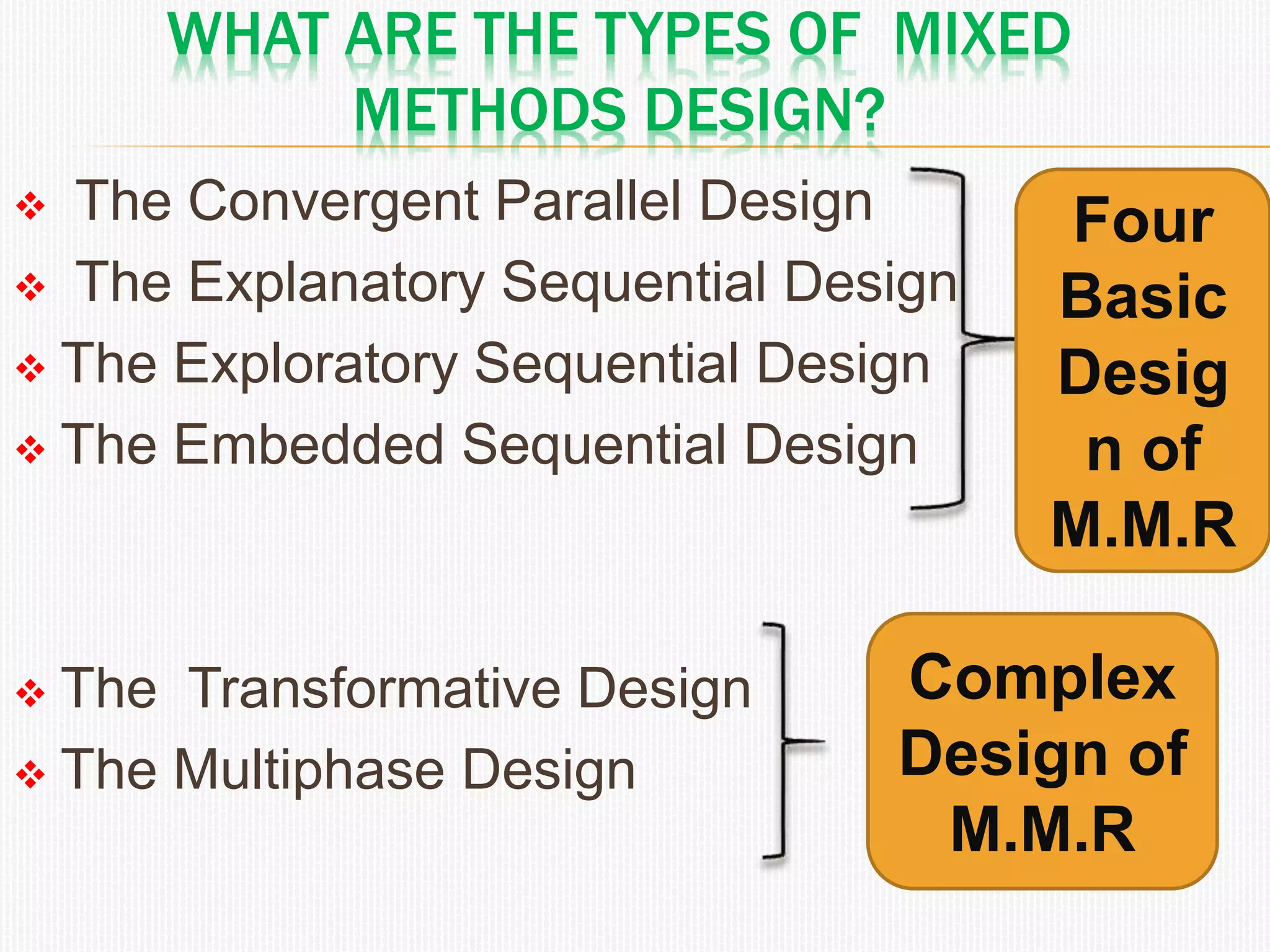 Mixed method research | PPTX