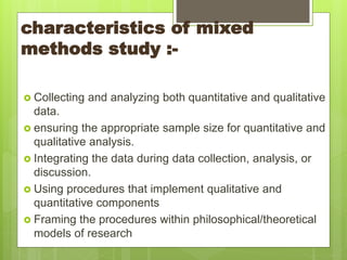 Mixed method research | PPTX | Undergraduate Education | College Education