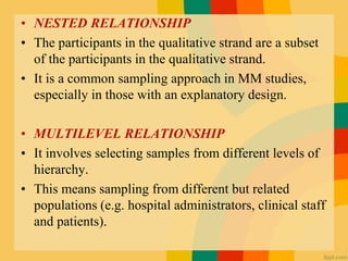 Mixed method research | PPTX