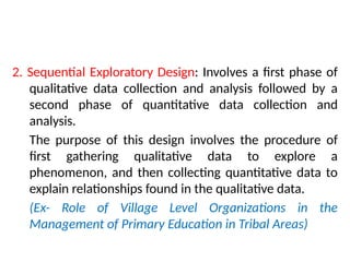 Designing Mixed Methods Research Design. | PPTX
