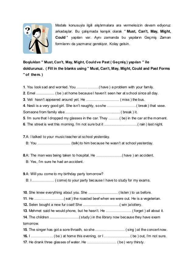 Mixed Up Modality Words Mixed Modals Exercises _ Real and unreal conditionals, Modals and ...