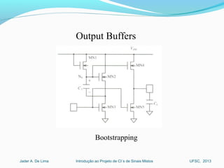 Introdução ao Projeto de CI´s de Sinais MistosJader A. De Lima UFSC, 2013
Bootstrapping
Output Buffers
 