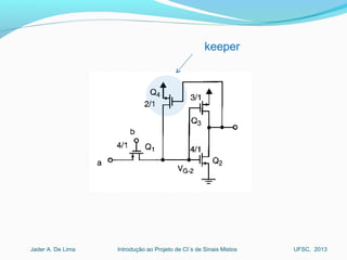 Introdução ao Projeto de CI´s de Sinais MistosJader A. De Lima UFSC, 2013
keeper
 