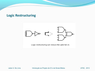 Introdução ao Projeto de CI´s de Sinais MistosJader A. De Lima UFSC, 2013
 