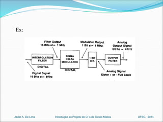 Ex: 
Introdução ao Jader A. De Lima Projeto de CI´s de Sinais Mistos UFSC, 2014 
 