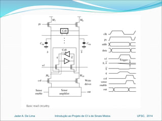 Introdução ao Jader A. De Lima Projeto de CI´s de Sinais Mistos UFSC, 2014 
 
