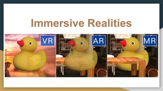 Immersive Realities
 