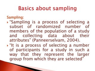 Mixed sampling Method | PPT