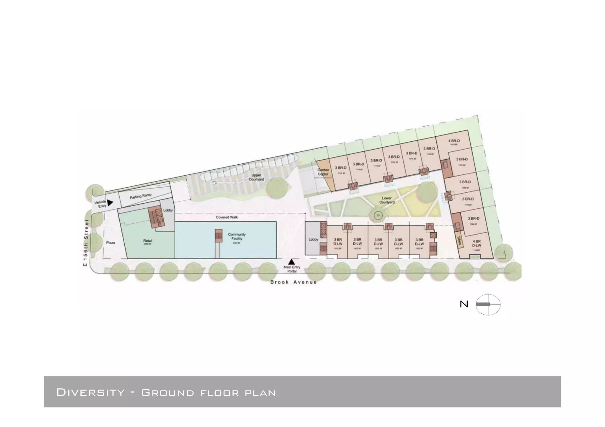 N




Diversity - Ground floor plan
 