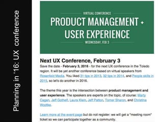 Planninginā16:UXconference