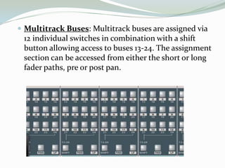 Multitrack Switch Channel Strip | PPTX