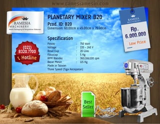 Mixer Roti Taiwan Mixer Roti | PDF