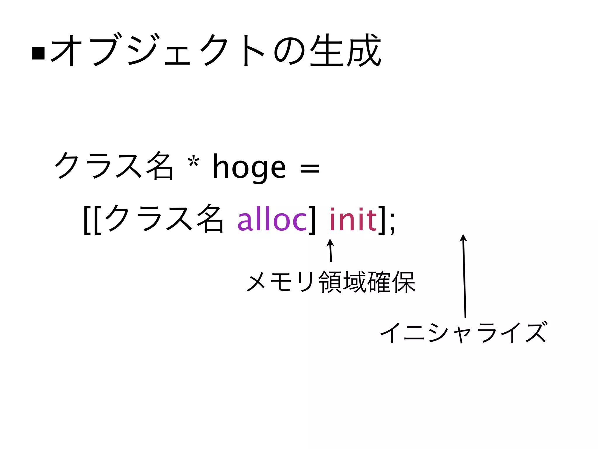 ■


         * hoge =
    [[     alloc] init];
 