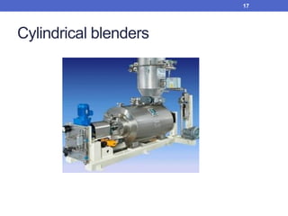 Cylindrical blenders
17
 