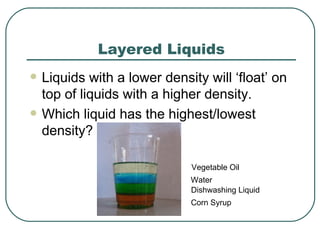 Mixing Liquids | PPT | Chemistry | Science