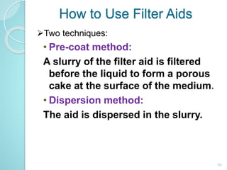 MIXING AND FILTRATION | PPTX
