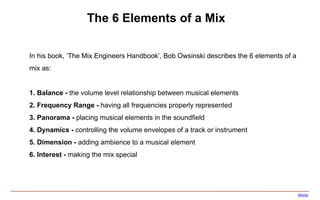 Mixing fundamentals | PPTX