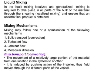 Mixing and thier equipment use for mixing.ppt