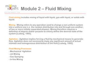 Mixed Fluids Mixing of liquids, solids and high viscosity materials | PPT