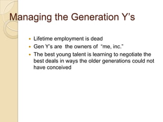 Mixing The Generations