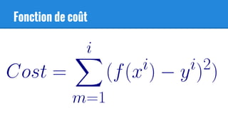 Fonction de coût
 