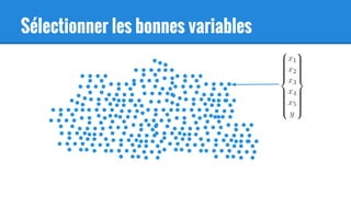 Sélectionner les bonnes variables
 