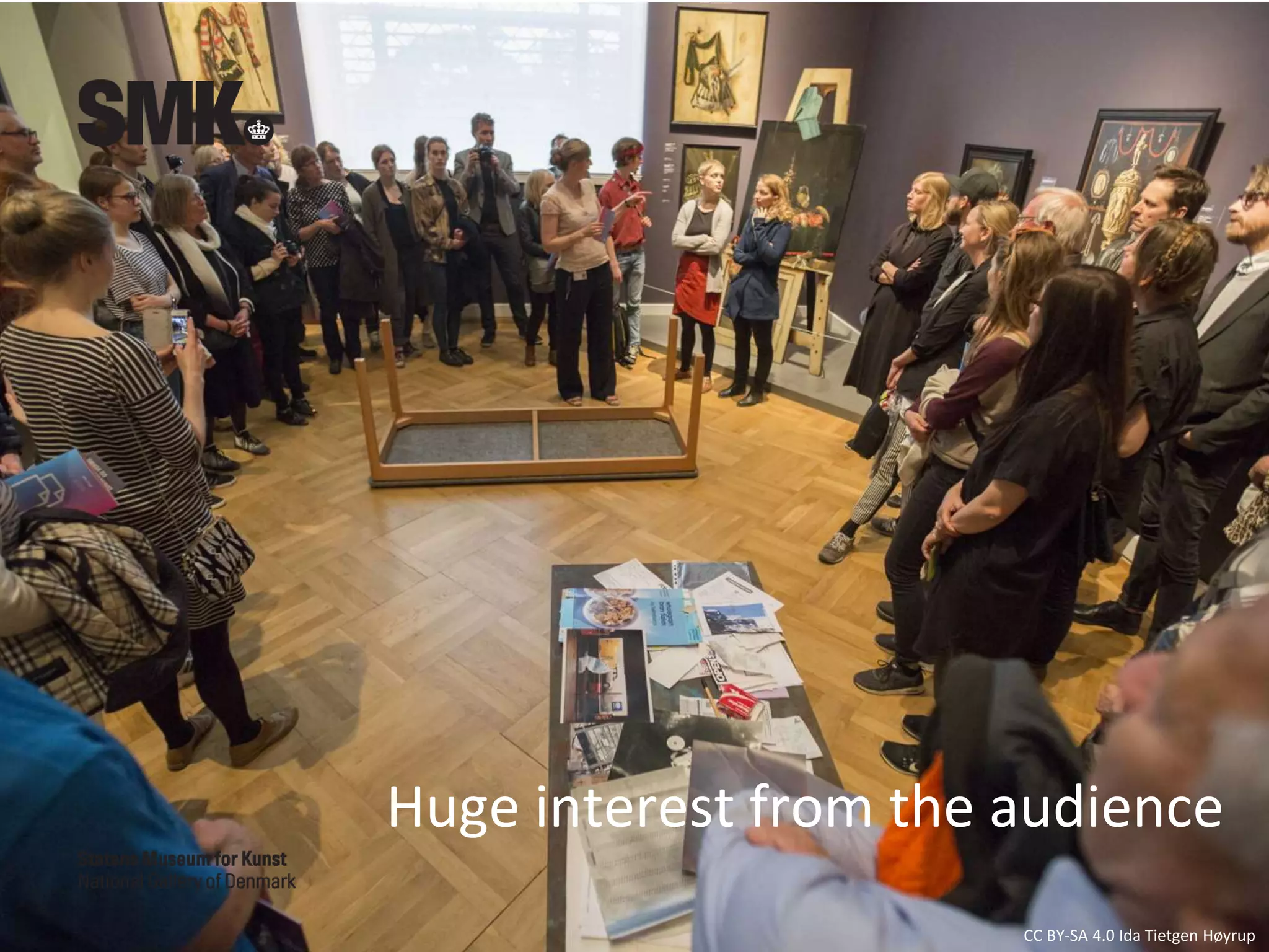 CC BY-SA 4.0 Ida Tietgen Høyrup
Huge interest from the audience
 