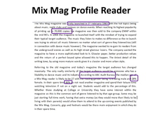 Mix Mag Profile Reader
 