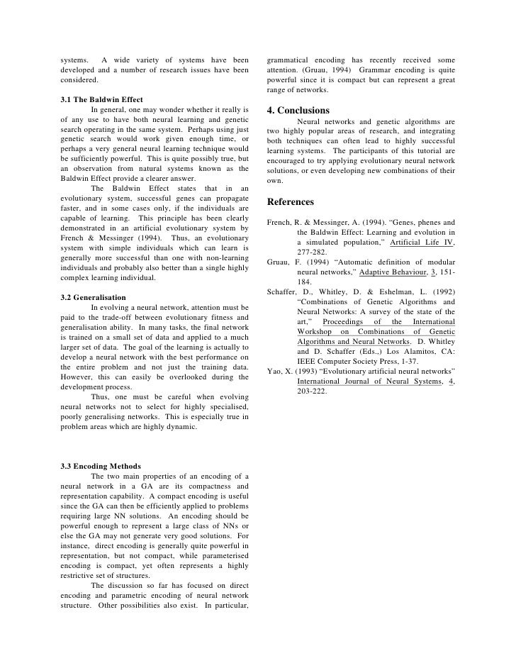neural network genetic algorithm tutorial