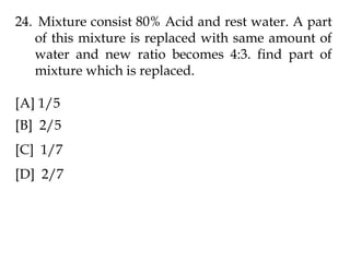 Mixture Questions Mixture and Alligation-Final.pptx