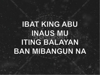 Miyerkules ning abu 2015