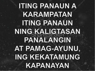 Miyerkules ning abu 2015