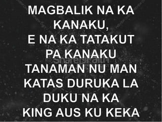 Miyerkules ning abu 2015