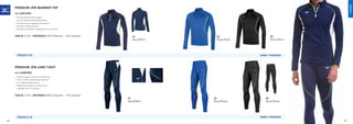 RUNNING
14
Navy/White
14
Navy/White
PREMIUM JPN WARMER TOP
COD. U2EC7001
»	Tessuto thermosuede leggero
	 per una migliore termoregolazione.
»	1/2 Zip per una maggiore ventilazione
	 durante l‘attività sportiva.
»	Stampa Hex Runbird e dettagli fluo in contrasto.
TAGLIE S-XXL | MATERIALI 90% Polyester - 10% Spandex
PREMIUM JPN LONG TIGHT
COD. U2EB7003
»	Tessuto leggero, elastico e traspirante.
»	Inserti in Mesh Jaquard per garantire
	 una migliore performance.
»	Stampa Hex Runbird, zip posteriore
e dettagli fluo in contrasto.
TAGLIE S-XXL | MATERIALI 88% Polyester - 12% Spandex
22
Royal/Royal
22
Royal/Royal
09
Black/Black
09
Black/Black
UOMO / PREMIUM
UOMO / PREMIUMPREZZO E 50
PREZZO E 45
16 17
 